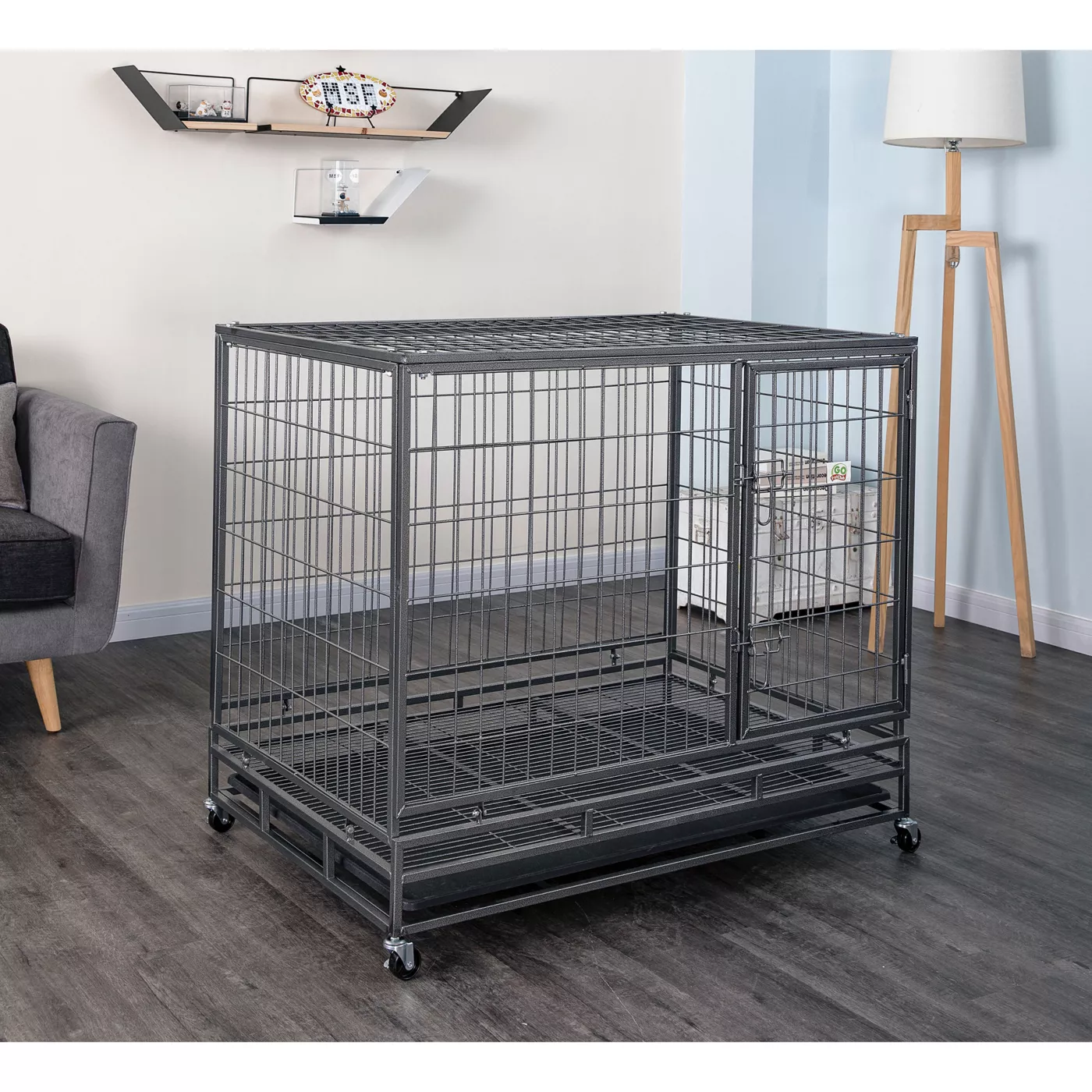 Dog crate with divider petsmart best sale