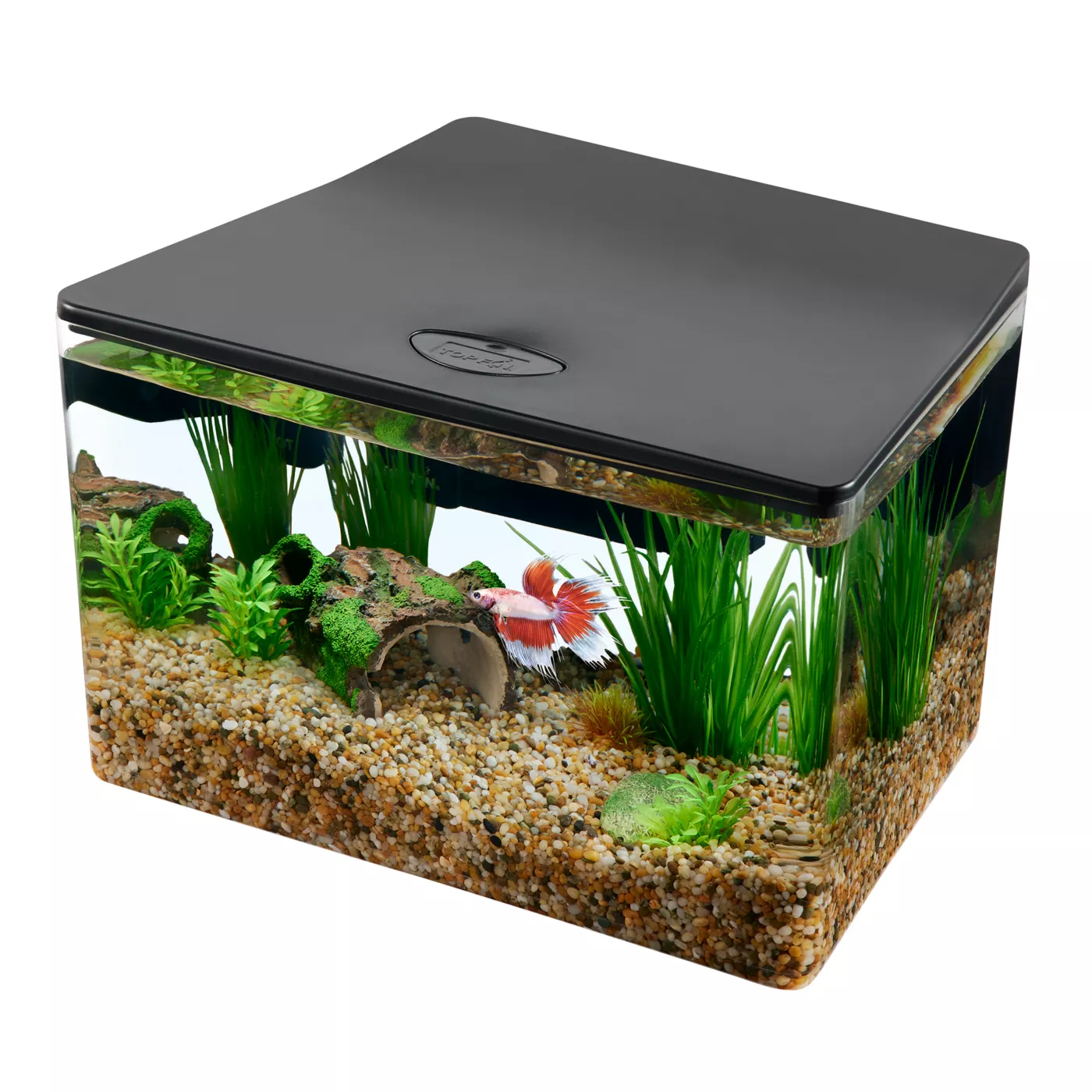 Top Fin Trapezoid Aquarium 3G