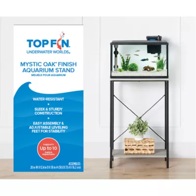 Top Fin® Mystic Oak Finish Aquarium Stand - Fish Tank Stand - 10-75 Gallon - Image 7