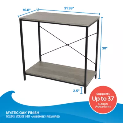 Top Fin® Mystic Oak Finish Aquarium Stand - Image 2