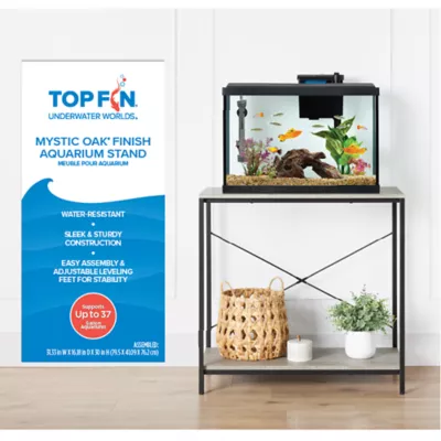 Top Fin® Mystic Oak Finish Aquarium Stand - Image 7
