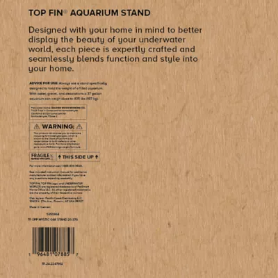 Top Fin® Mystic Oak Finish Aquarium Stand - Image 8