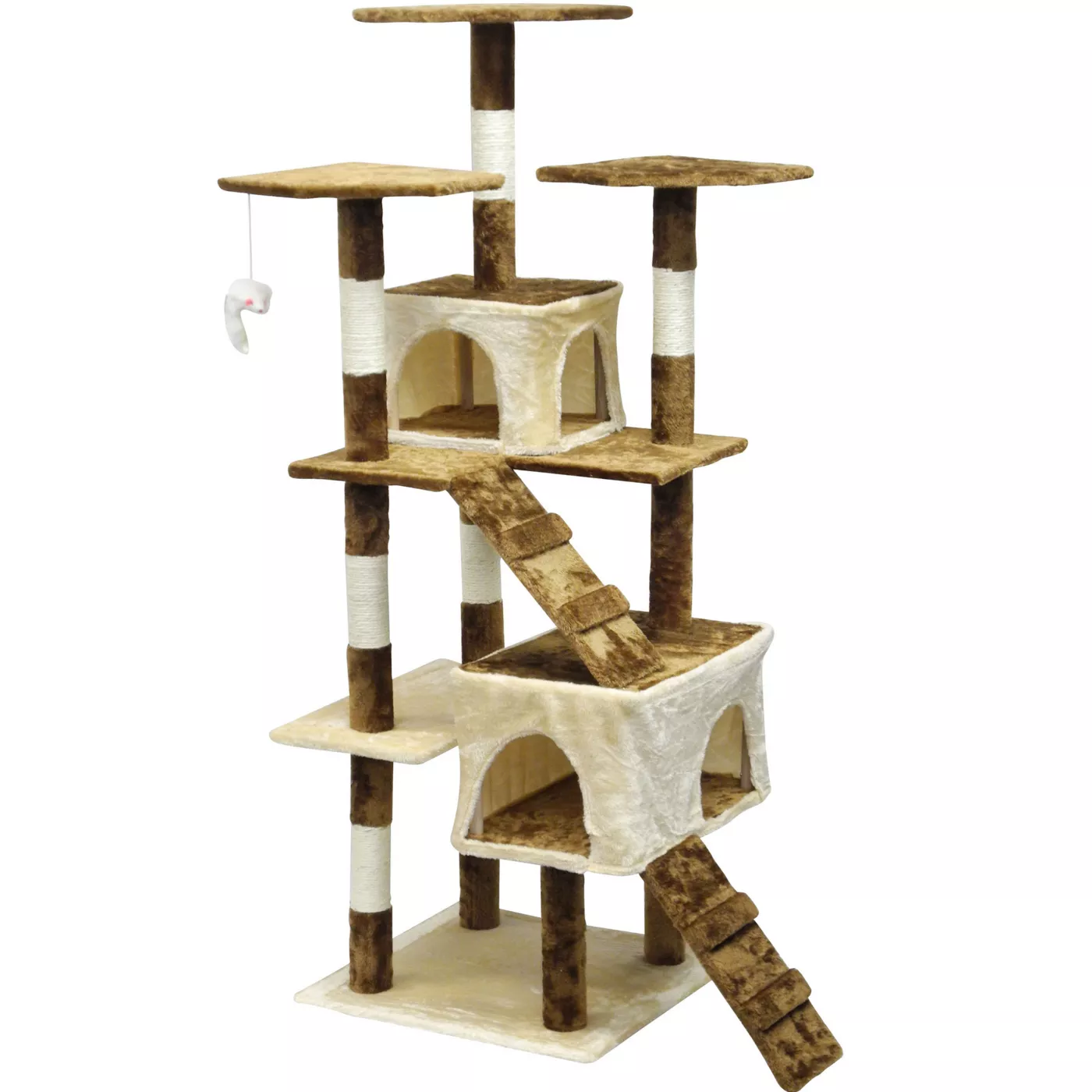 Go Pet Club 63 Economical Cat Tree with Sisal Scratching Posts