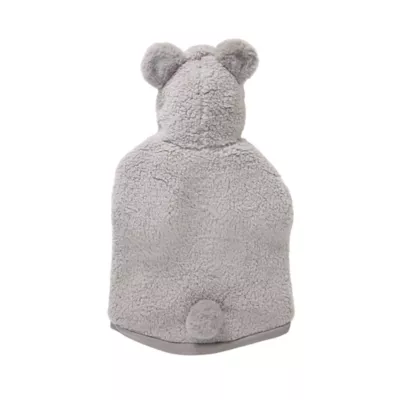 Product Top Paw Gray Character Sherpa Hoodie