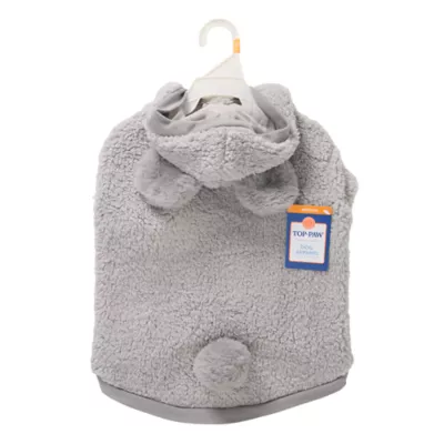 Product Top Paw Gray Character Sherpa Hoodie