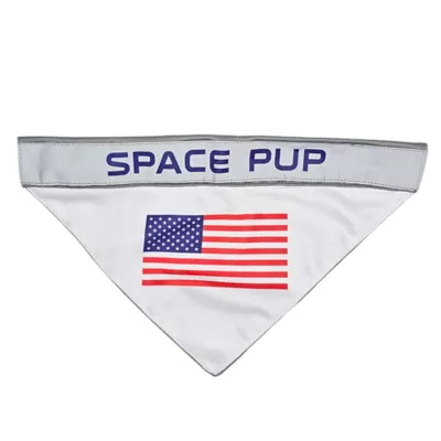 Pets First NASA Reflective Reversible Dog Bandana - Image 2