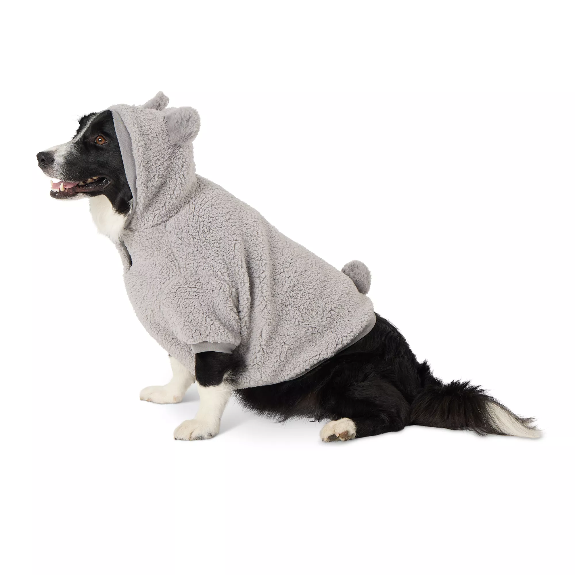 Top Paw Gray Character Sherpa Hoodie