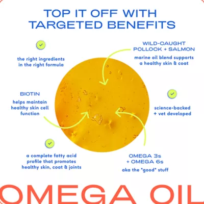 Product Native Pet Omega-3 Fish Oil & Alaskan Salmon Oil Skin & Coat Health Supplement for Dogs