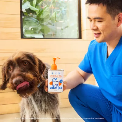 Product Native Pet Omega-3 Fish Oil & Alaskan Salmon Oil Skin & Coat Health Supplement for Dogs