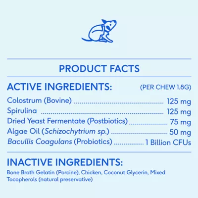 Product Native Pet Allergy & Immune Chews Allergy & Itch Relief Supplement for Dogs