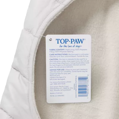 Product Top Paw Adjustable Dog Puffer Jacket