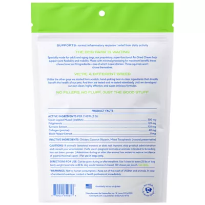 Product Native Pet Relief Chicken Soft Chew To Support Joint Tenderness Dog Supplement