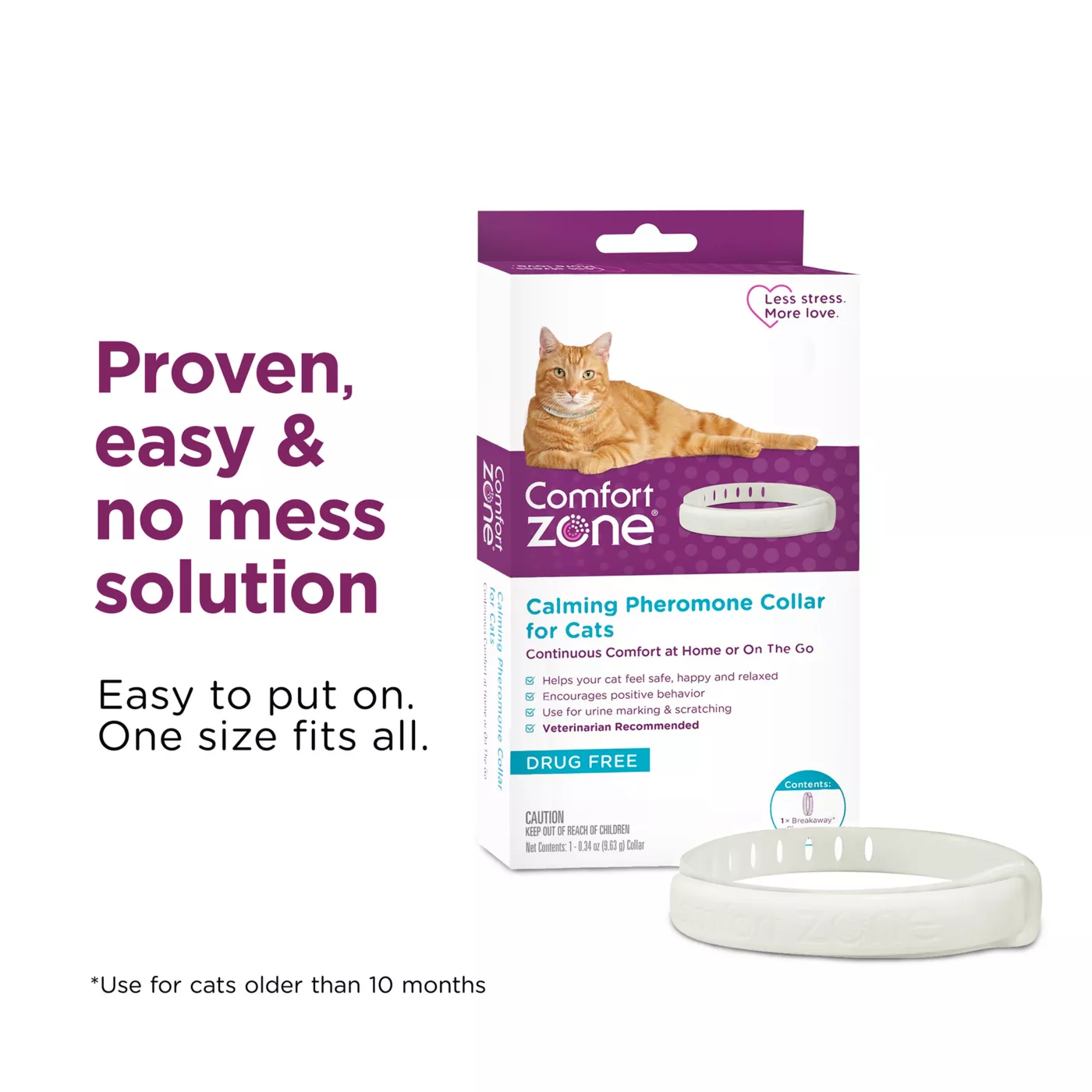 Feline calming collar best sale