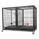 Product Go Pet Club Heavy Duty Stackable Cat/Dog Crate with Divider