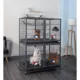 Product Go Pet Club Heavy Duty Stackable Cat/Dog Crate with Divider