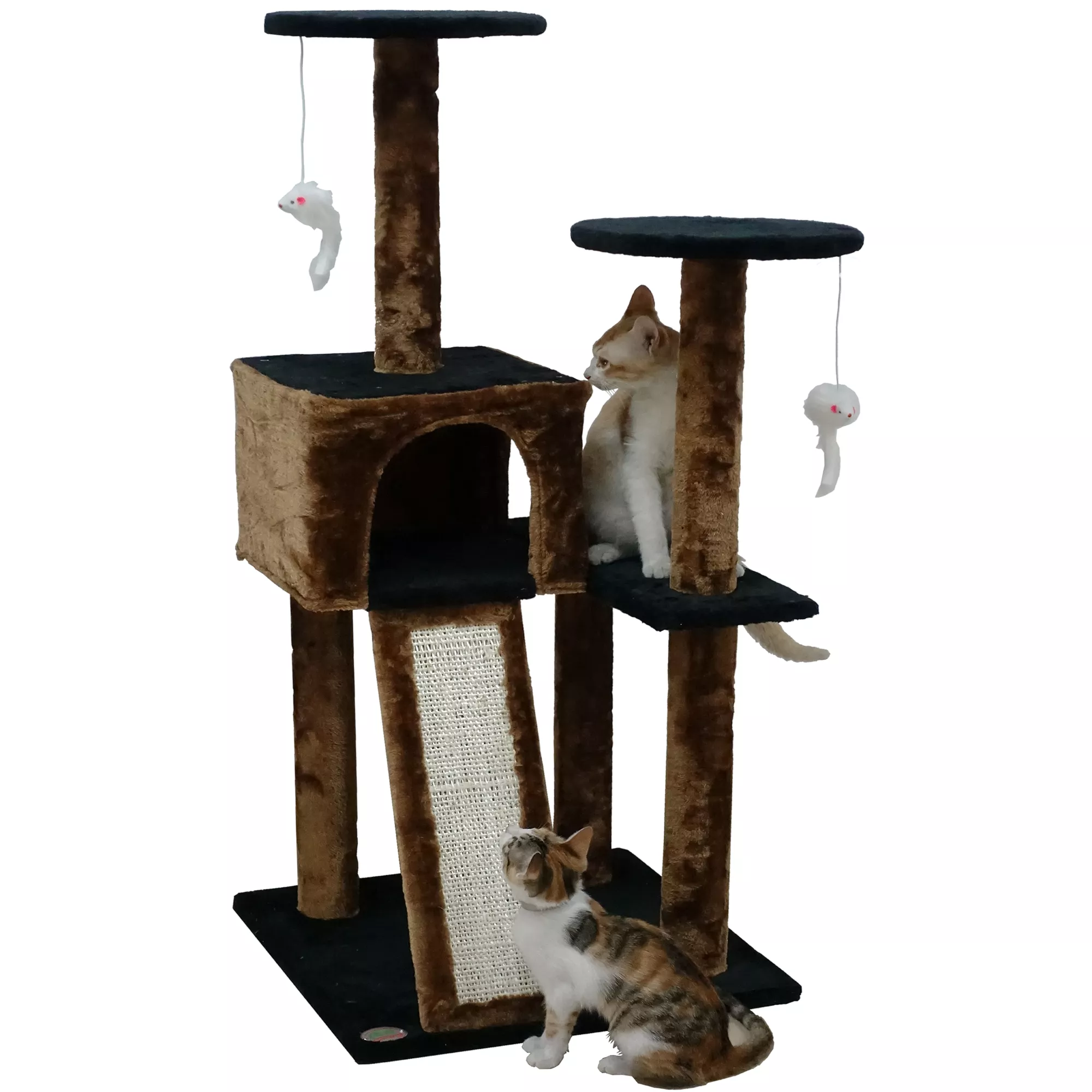 Go Pet Club 44" Kitten Cat Tree with Scratching Board