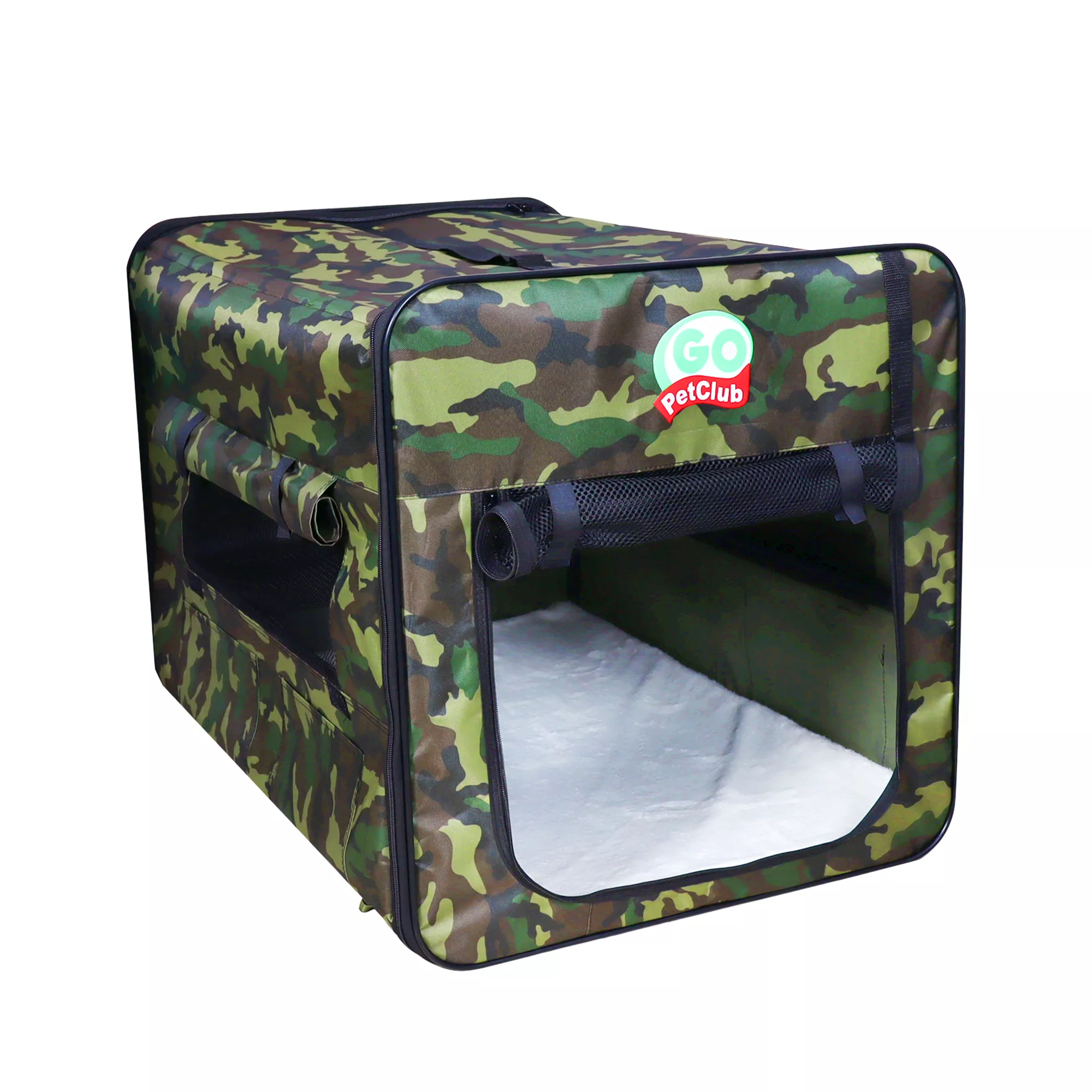 Go Pet Club Camo Portable Soft Crate