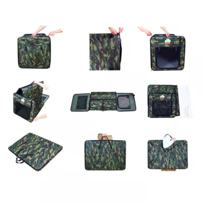 Product Go Pet Club Camo Portable Soft Crate