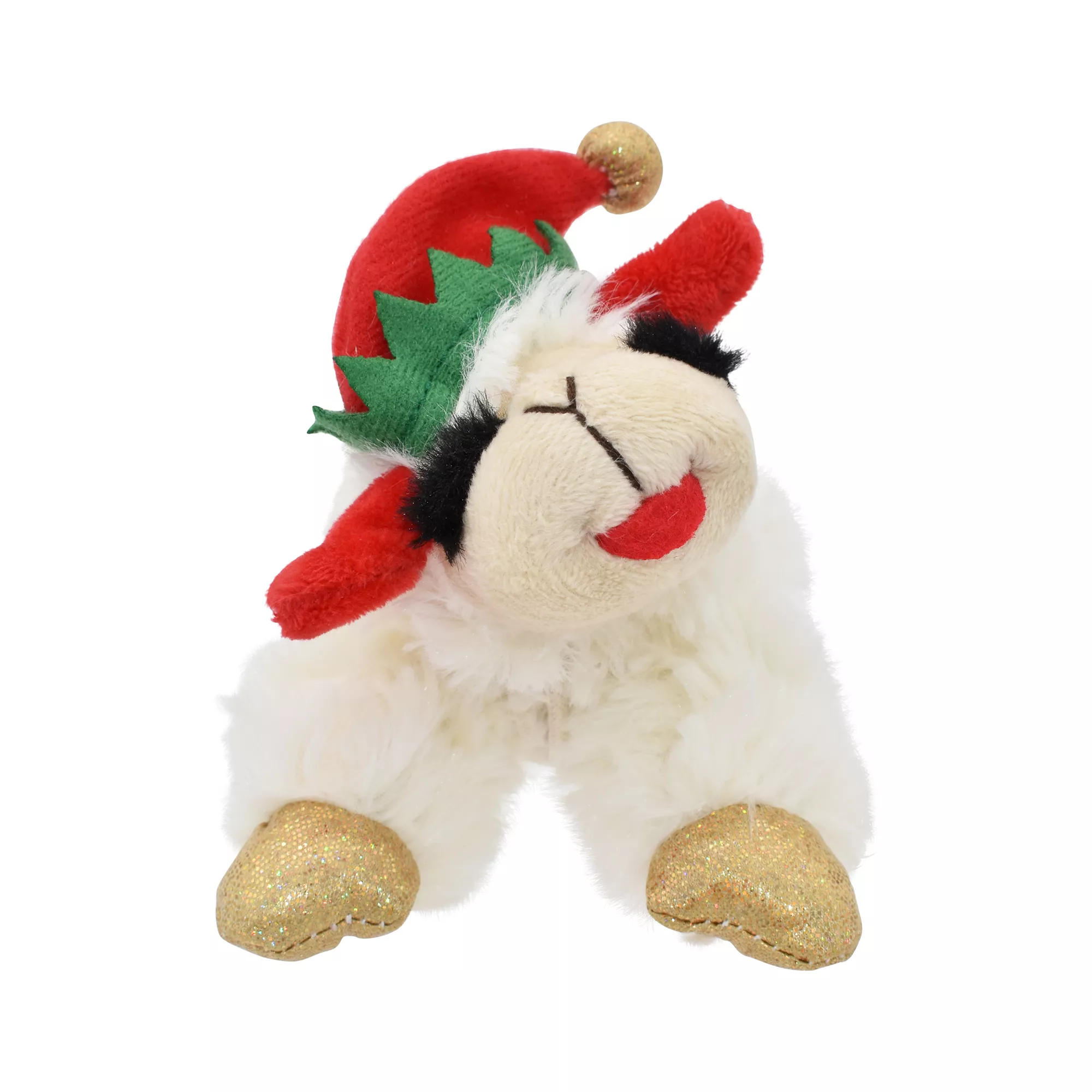 Holiday Lamb Chop 6 in Dog Toy