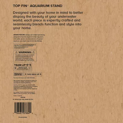 Top Fin® Mystic Oak Finish Aquarium Stand - Image 8