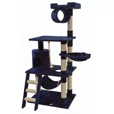 Product Go Pet Club 62" Classic Cat Tree with Sisal Covered Posts