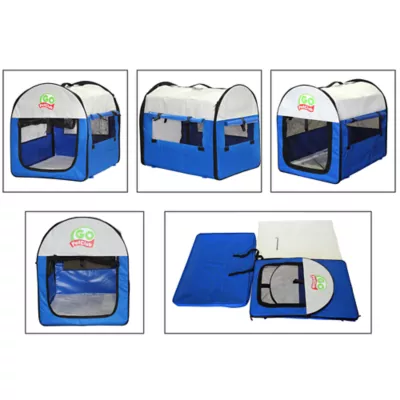 Product Go Pet Club Portable Foldable Soft Crate for Dogs & Cats
