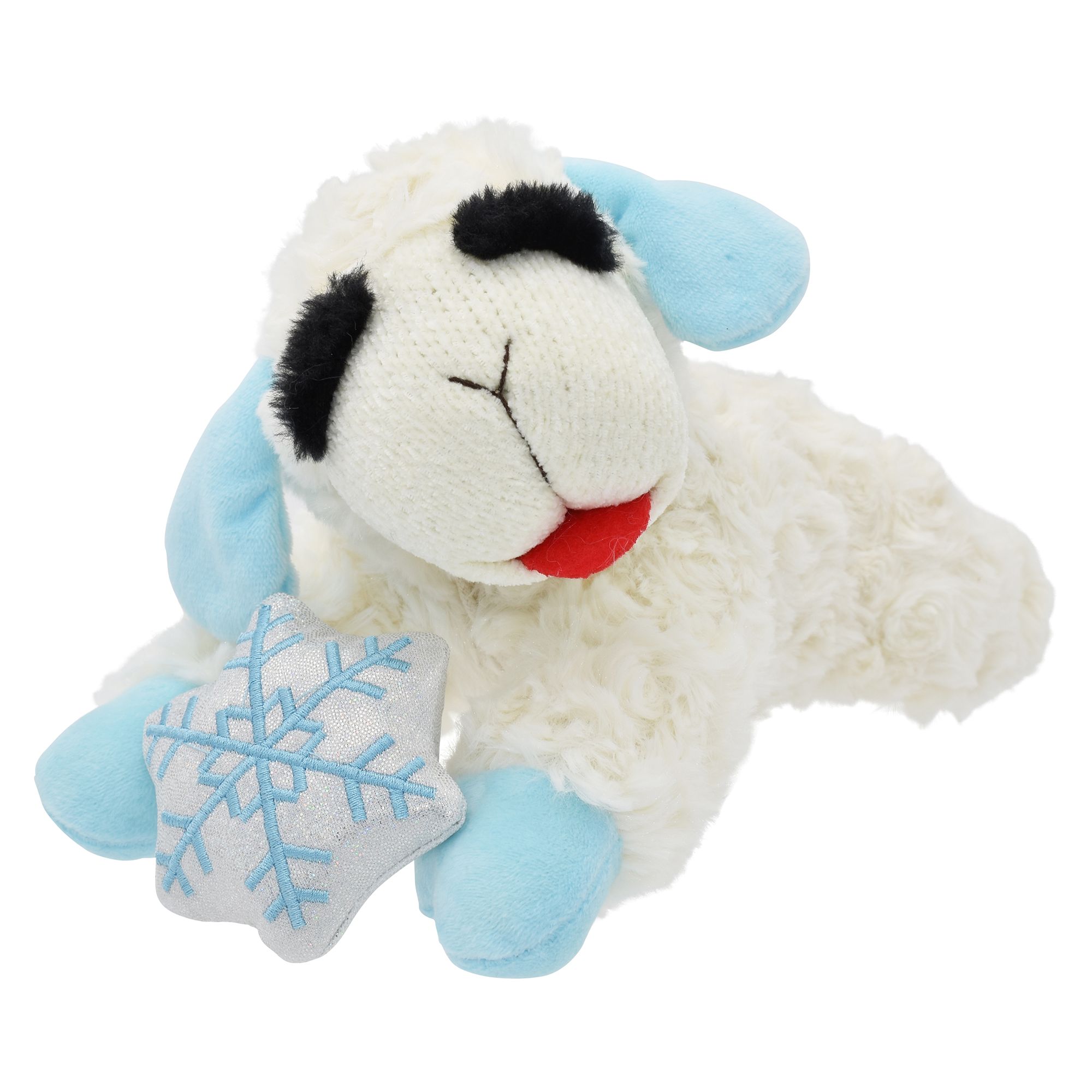 Holiday Jumbo Winter Lamb Chop Dog Toy