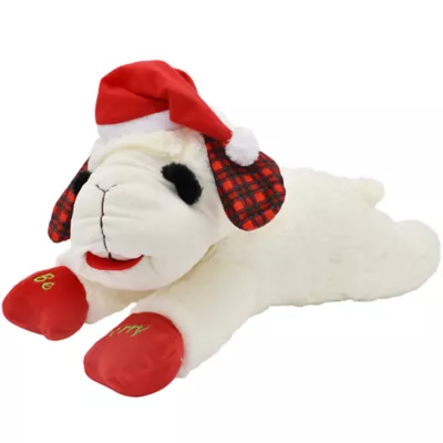 Product Holiday Be Merry Lamb Chop Dog Toy