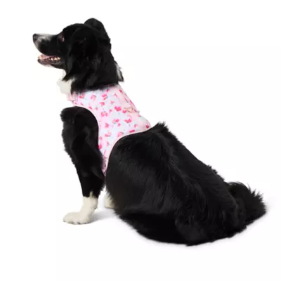 Product Top Paw Pink Peony Fashion Comfort Vest Harness