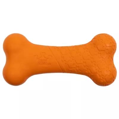 Product Chew King Bacon Flavor Rubber Bone Dog Toy