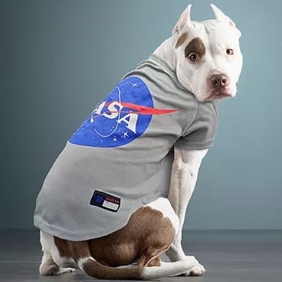Product Pets First NASA Logo Dog Jersey