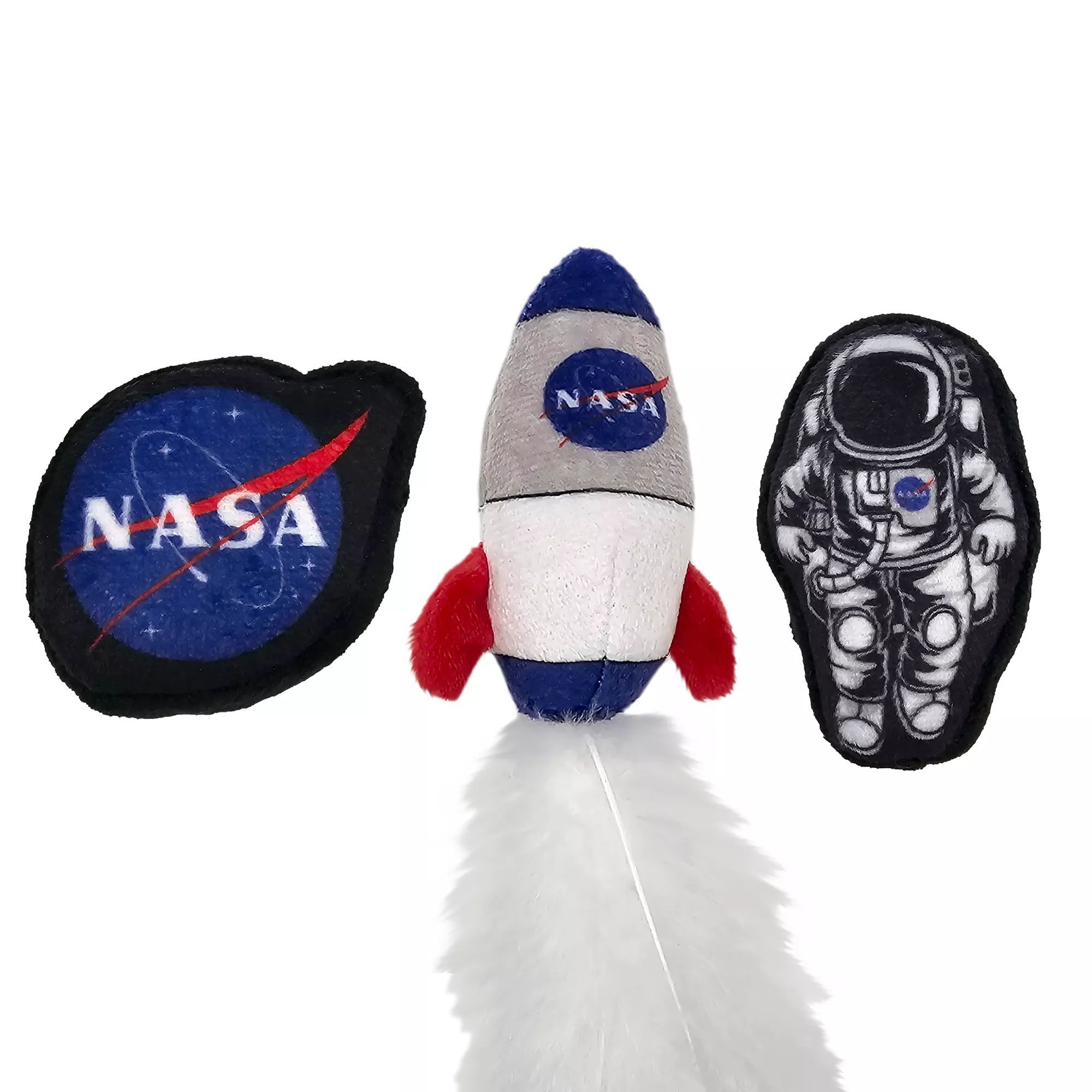 Pets First NASA 3-Piece Catnip Toy Set