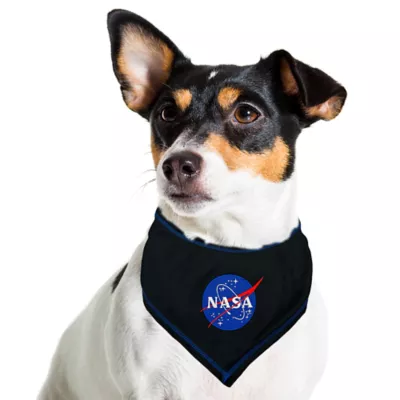 Pets First NASA Logo Dog Tie-Around Bandana - Image 3