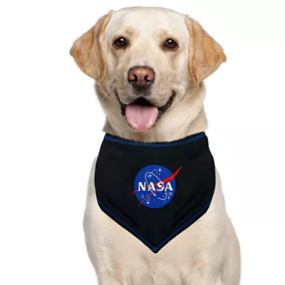 Pets First NASA Logo Dog Tie-Around Bandana - Image 4