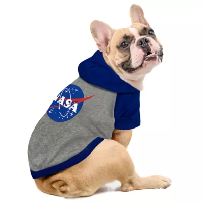 Pets First NASA Logo Hoodie Dog Tee Shirt - Image 2