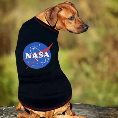 Product Pets First NASA Logo Dog Tee Shirt