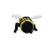 MIGHTY Microfiber Ball Bee Med Dog Toy image thumbnail 3