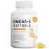 Chew + Heal Dog & Cat Wild-Caught Omega-3 Skin & Coat Fish Oil Supplements, with Fatty Acids, 180ct image thumbnail 1