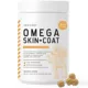 Product Chew + Heal Omega Skin + Coat Supplement Peanut Butter Flavor Soft Chews for Dogs
