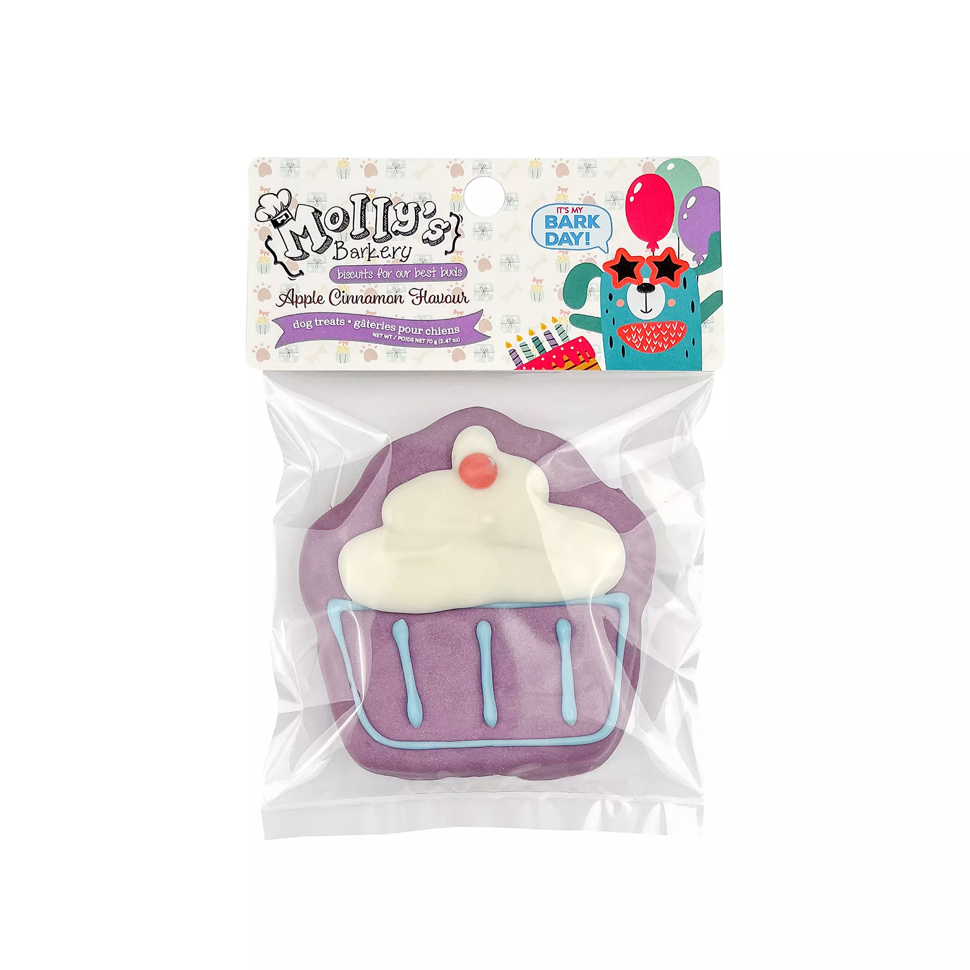 Molly's Barkery Birthday Cupcake Cookie Dog Treat