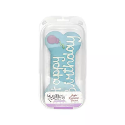 Product Molly's Barkery Blue Birthday Bone Dog Treat