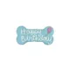 Product Molly's Barkery Blue Birthday Bone Dog Treat