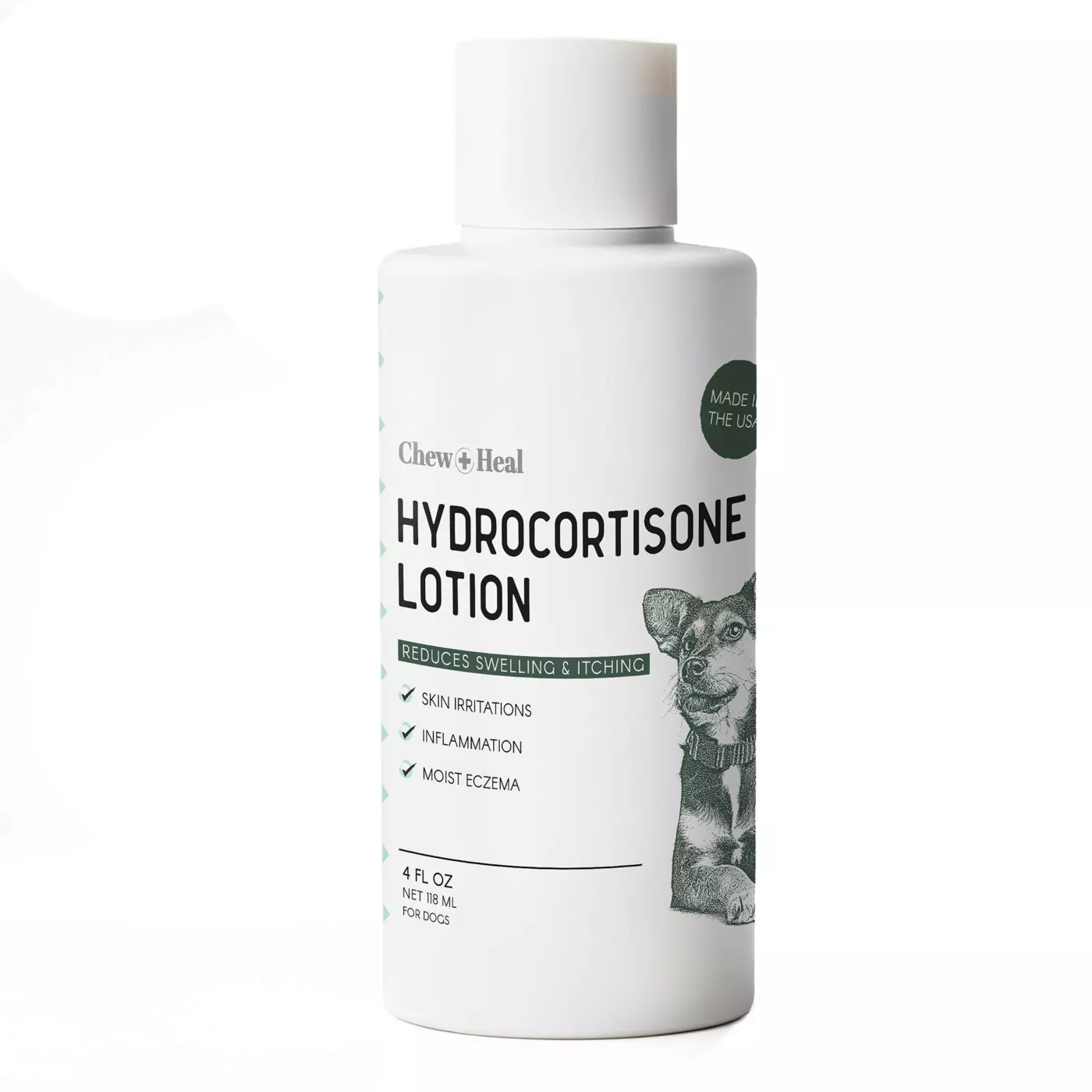Chew Heal Hydrocortisone Skin Lotion Anti Itch First Aid Essential for Dogs