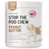 Chew + Heal Stop The Poo Coprophagia & Digestive Supplement Peanut Butter Flavor Soft Chews for Dogs image thumbnail 1