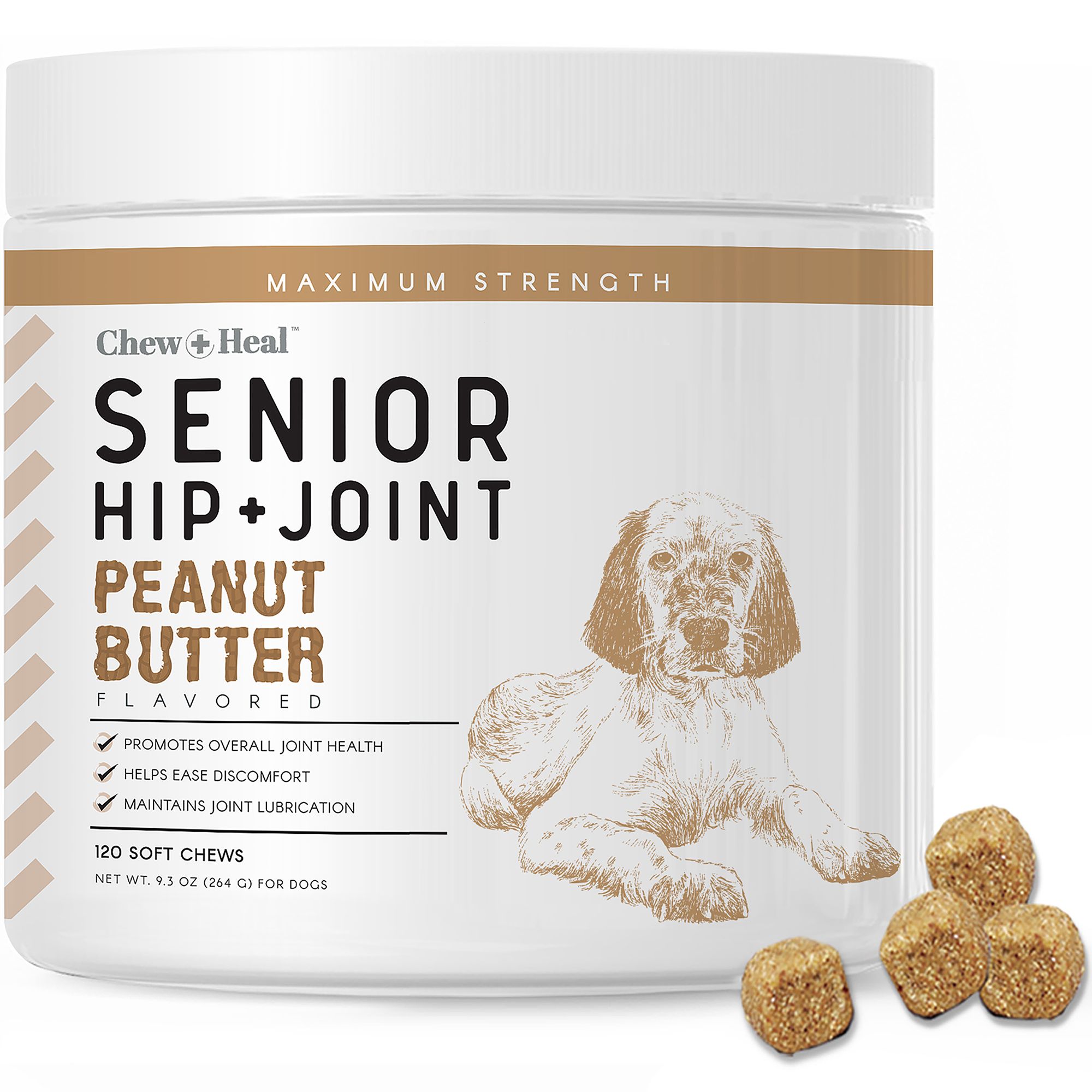 Better than ears hip & joint peanut butter best sale