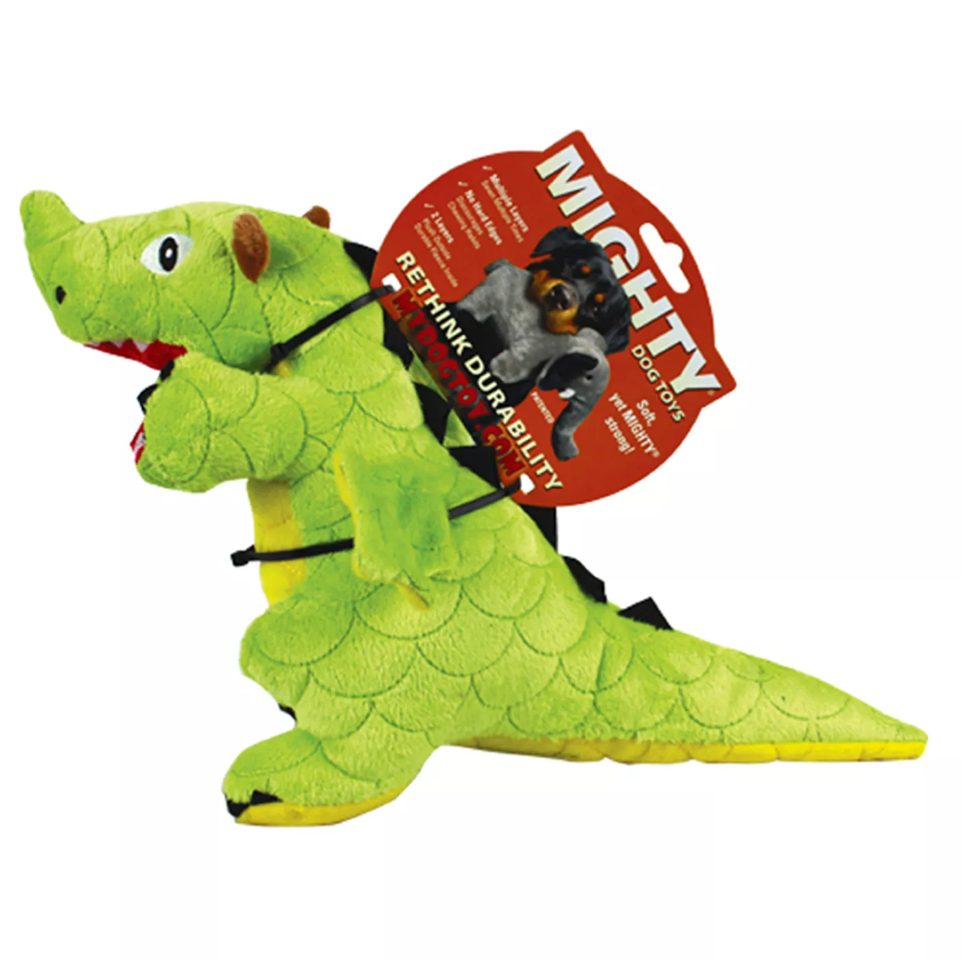 MIGHTY Green Dragon Dog Toy