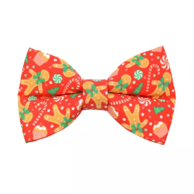 Made By Cleo Christmas Treats Red Cat Bow Tie