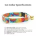Made By Cleo® Woodstock Tie-Dye Cat Collar image thumbnail 2