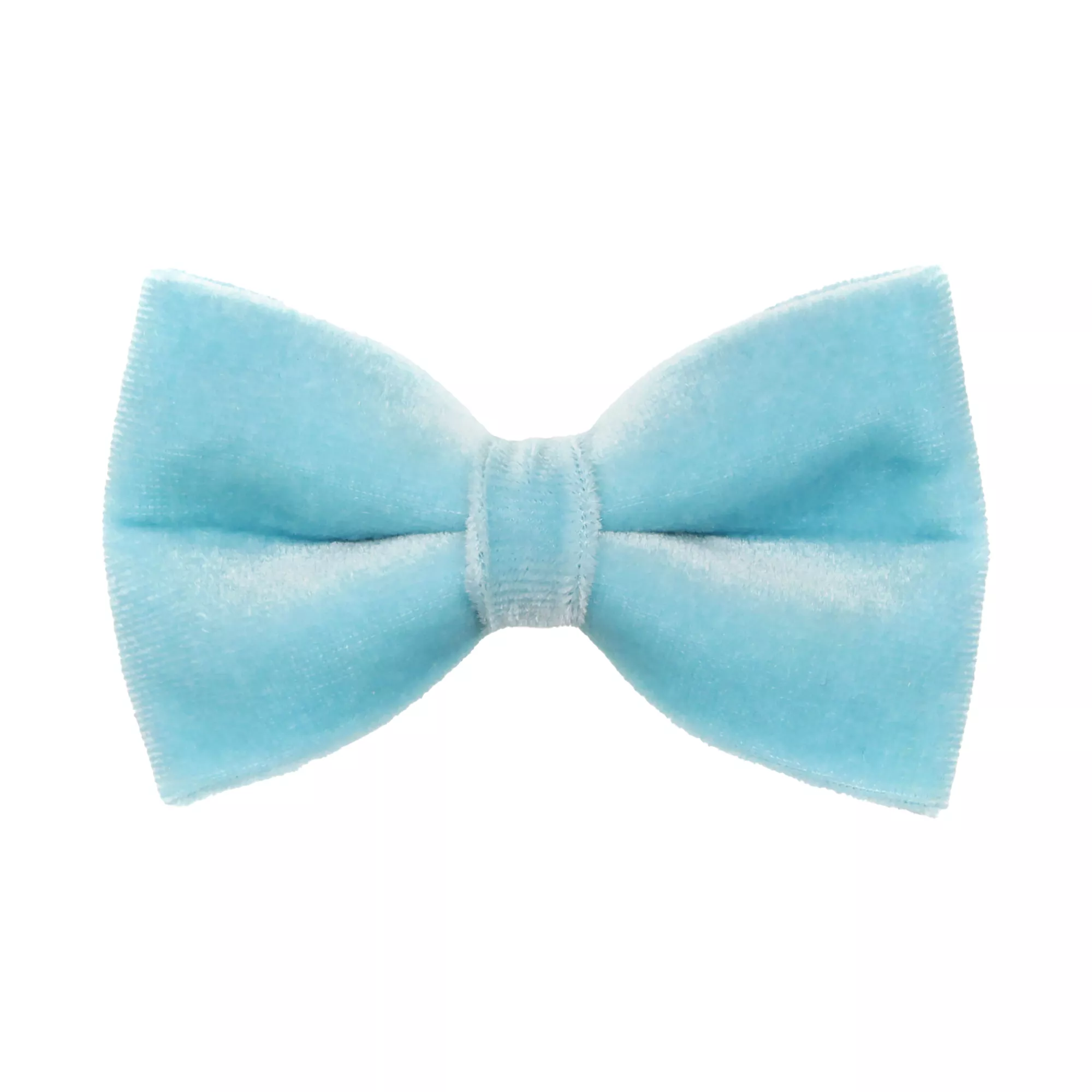 Made By Cleo® Velvet Frosty Blue Cat Bow Tie