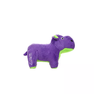 Product MIGHTY JR Safari Hippo Purple Dog Toy